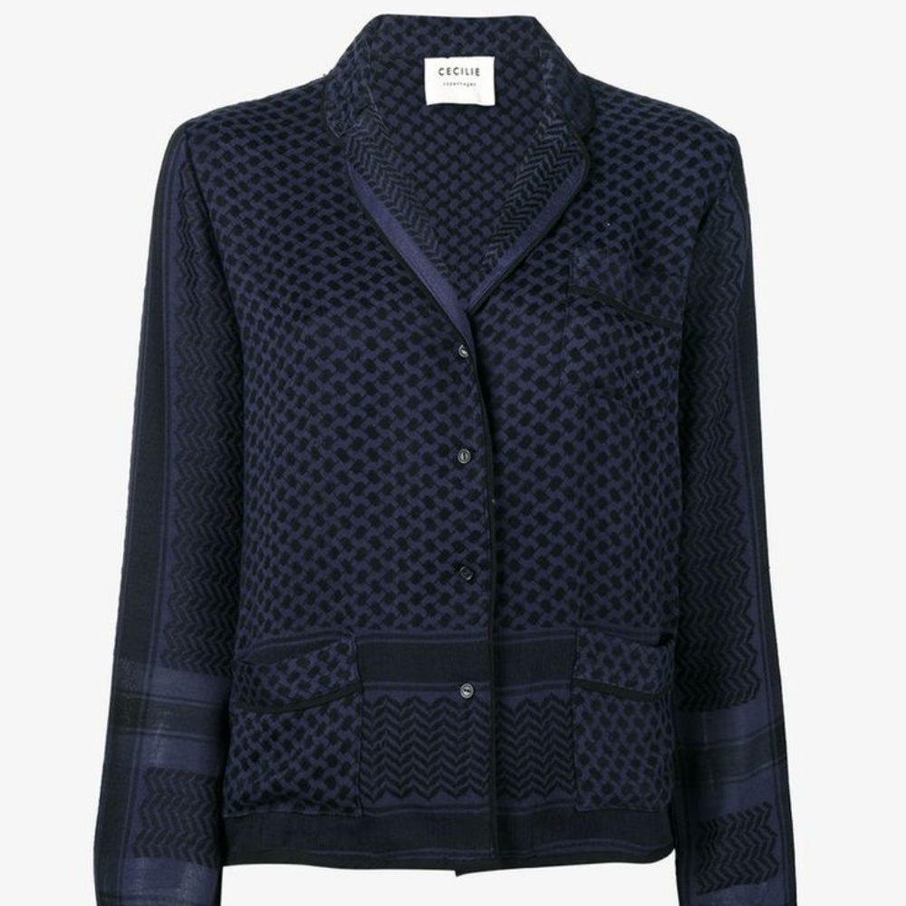 CECILIE Copenhagen PJ style Button Down Blouse S